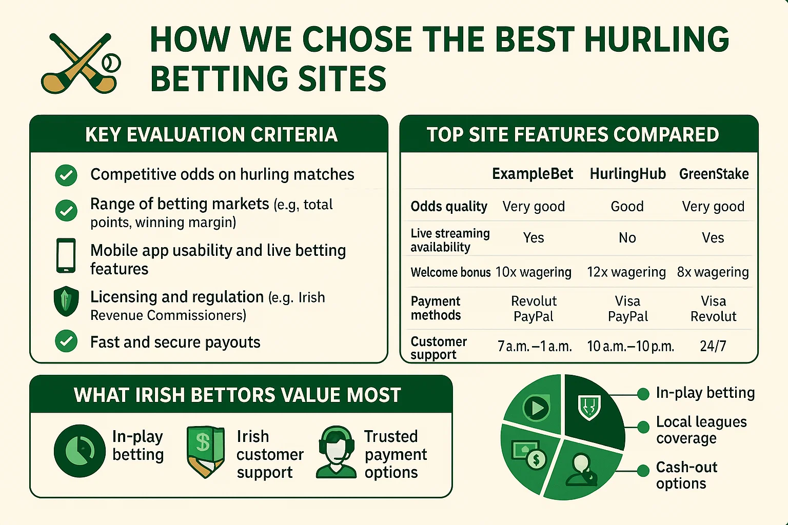 How We Chose the Best Hurling Betting Sites